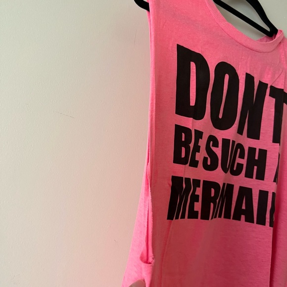 H&M Pink Workout Cut out graphic tank - Picture 5 of 6